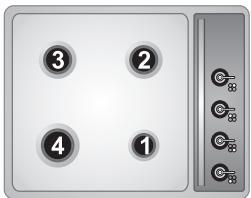 SMEG SAR64XS - cm hobs - 1