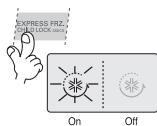 SMEG SBS8003P - Please select this function for fast freezing. - 1