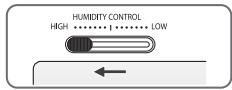SMEG SBS8003P - Humidity control in the vegetable compartment (Applicable to some models only) - 1