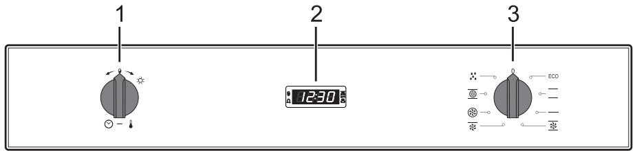 SMEG SF485X - Control panel - 1