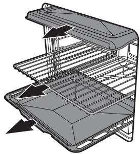 SMEG SF485X - Cleaning the inside of the oven - 1