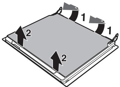 SMEG SFT105N - Removing the internal glass panels - 1