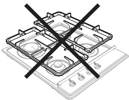 SMEG SR84AOGH - Correct positioning of the grids - 2
