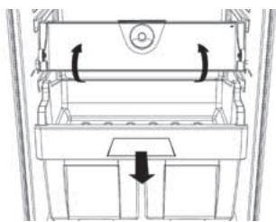 SMEG CR325P1 - Removing the Meat & Fish compartment: - 1