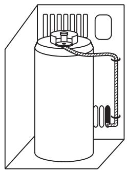SMEG CX51GVE - Connection to the gas cylinder in the internal compartment of the appliance (only on some models) - 1