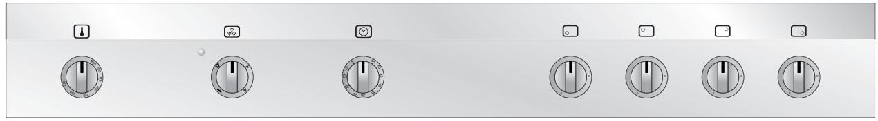 SMEG CX51GVE - DESCRIPTION OF THE CONTROLS ON THE FRONT PANEL - 4