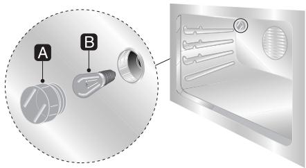 SMEG CX51GVE - Changing the light bulb - 1