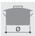 SMEG CX51GVE - Pan diameters (80 cm model) - 1