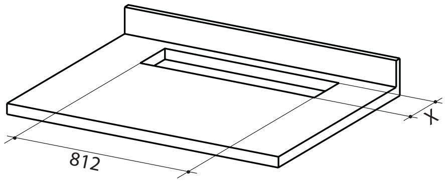 SMEG KDD80VX - Drilling the Support Surface - 1