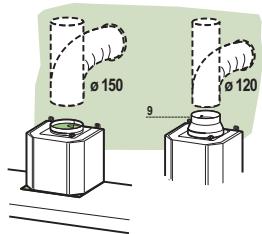 SMEG KSE60X3 - DUCTED VERSION AIR EXHAUST SYSTEM - 1