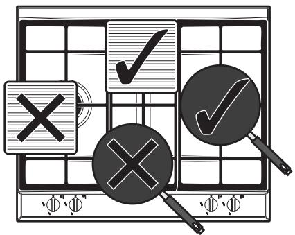 SMEG P261XGHD - Cookware diameters: - 1