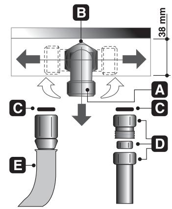 SMEG P705ESBE - Gas connection - 1