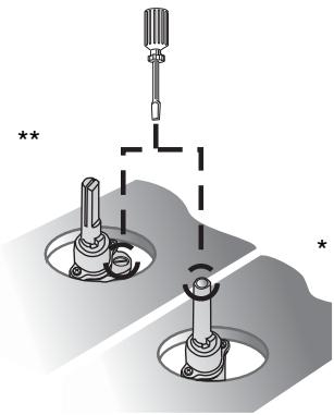 SMEG P705ESBE - Regulation of minimum for natural gas - 1