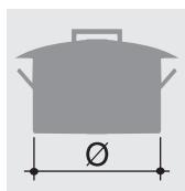 SMEG P705ESBE - Diameter of containers - 1