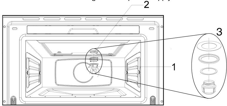 SMEG SA45VCX2 - Replacing the light bulb - 1