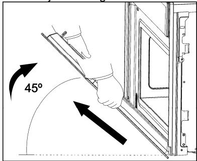 SMEG SA45VCX2 - Removing the appliance door - 3