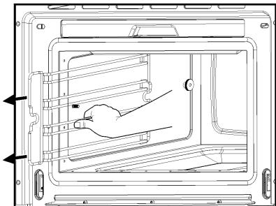 SMEG SA45VCX2 - Removing the shelf guides - 3
