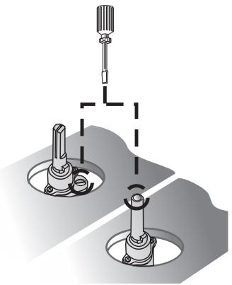 SMEG SPR876RAGH - Adjusting the minimum for city and natural gas - 1