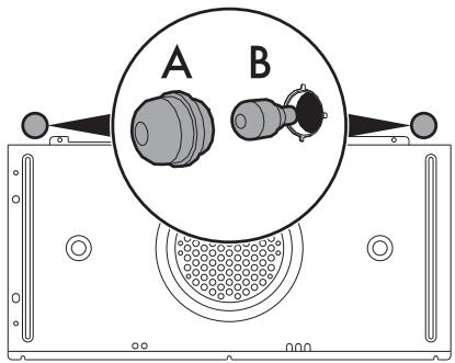 SMEG 110B91GMCX - Replacing the internal light bulb - 1