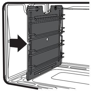 SMEG 110B91GMCX - Removing racks/trays support frames - 2