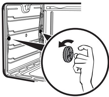 SMEG 110B91GMCX - Removing racks/trays support frames - 1