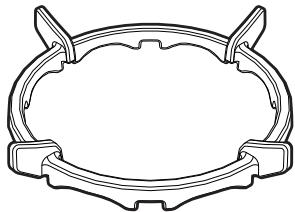 SMEG 110B91GMCX - WOK reduction pan stand - 1