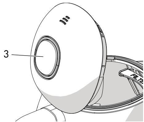 SMEG KLF01PBEU - Lid with push-push opening (3) - 1