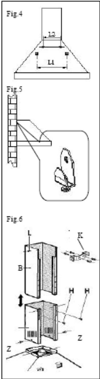 SMEG KT90XU - Ducted mode: - 1