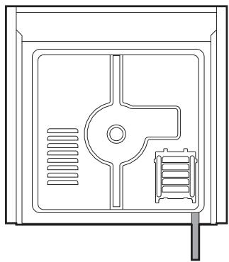 SMEG SF6395X - Position of the power cable - 1