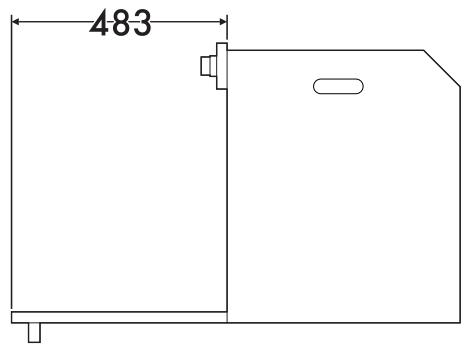 SMEG SF6395X - Appliance overall dimensions (mm) - 5