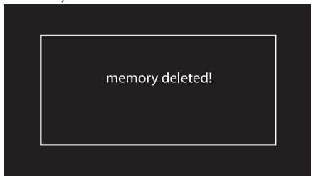 SMEG SF6395X - Deleting the memory - 2