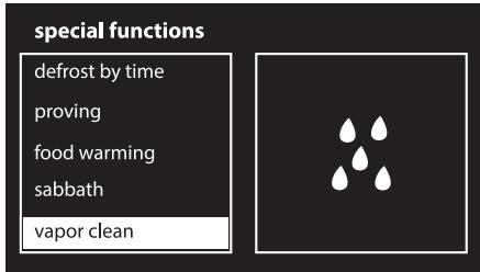 SMEG SF6395XE - Vapor Clean setting - 2