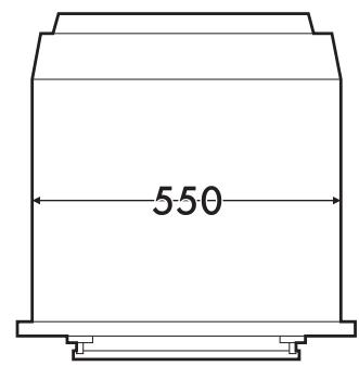 SMEG SF6395XE - Appliance overall dimensions (mm) - 2