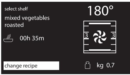 SMEG SF6395XE - Permanently changing a preset recipe - 6