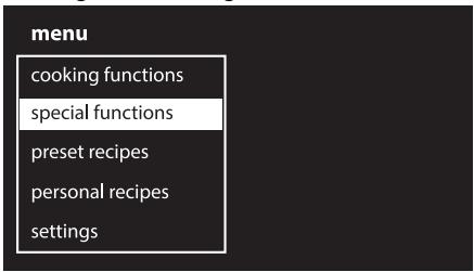 SMEG SF6395XE - Special functions - 1