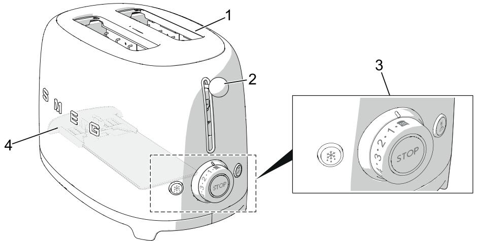 SMEG TSF01BLUS - Product description - 1