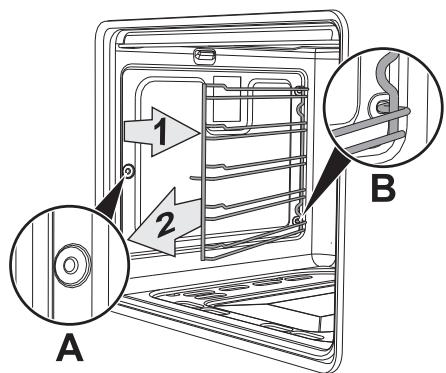SMEG B6GVXI9 - Removing guide frames (where present) - 1