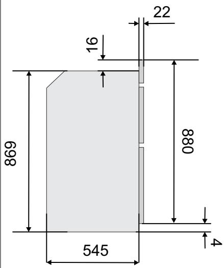 SMEG DOSC34X - Positioning the oven - 9