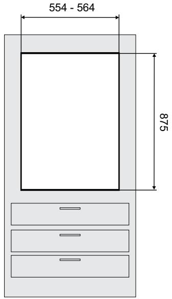 SMEG DOSC36X - Positioning the oven - 8