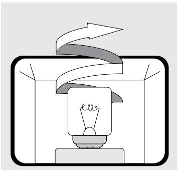 SMEG DOSC36X - Replacing the light bulb - 2
