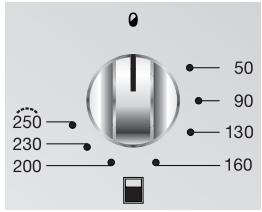 SMEG DOSC36X - LARGE OVEN THERMOSTAT KNOB - 2