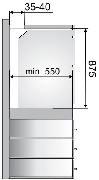 SMEG DOSC36X - Positioning the oven - 7