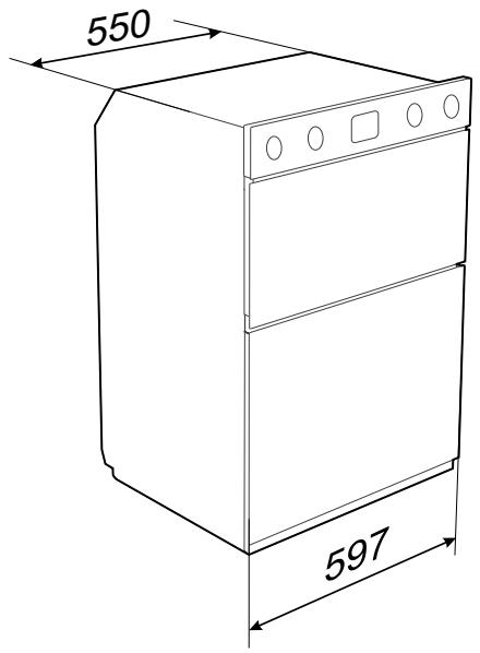 SMEG DOSC54X - Positioning the oven - 10