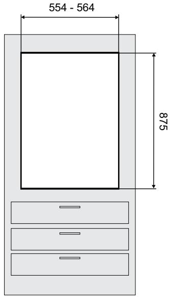 SMEG DOSC54X - Positioning the oven - 8