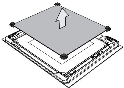 SMEG DOSC54X - Removing the internal glass panel: to disconnect the glass securing pins: - 2