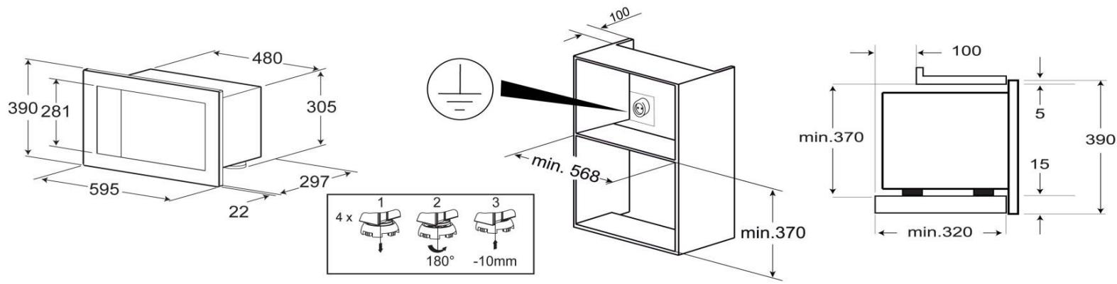 SMEG FMI120N - Installation Images/ Installations-Images / Imágenes de Instalación / Imagens de Instalação - 2