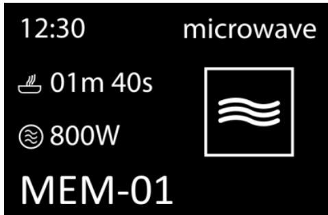 SMEG FMI120N - Memory use procedure - 1
