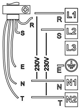 SMEG SIM592D-1 - Remove shunts from terminal block - 2