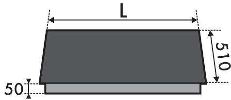 SMEG SIM693WLDN - Dimensions for flush mounting - 1