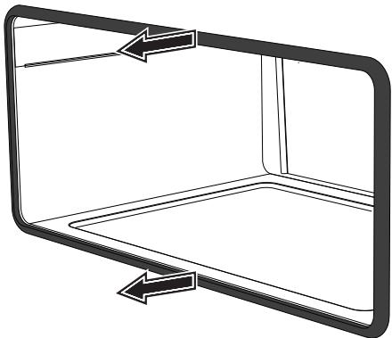 SMEG ALFA310 - Removing the door gasket - 1